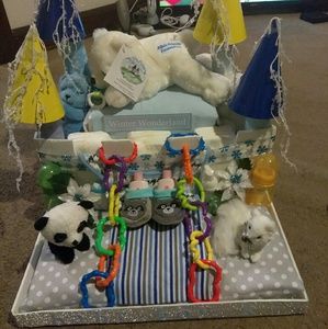 Hand made diaper cake by me...