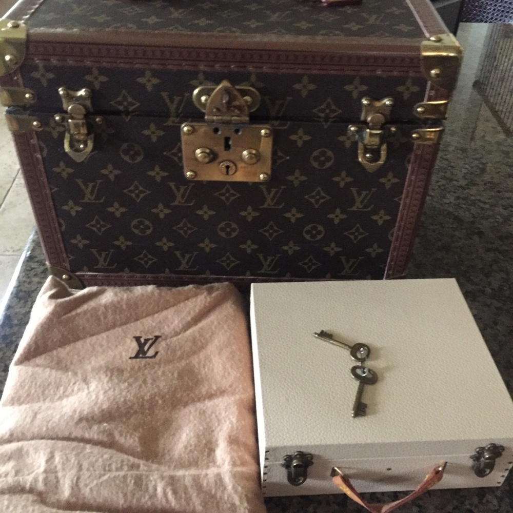 LOUIS VUITTON AUTHENTIC COSMETIC TRAVEL CASE