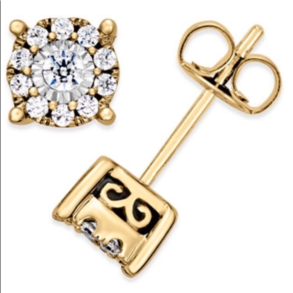 Diamond Stud Earrings