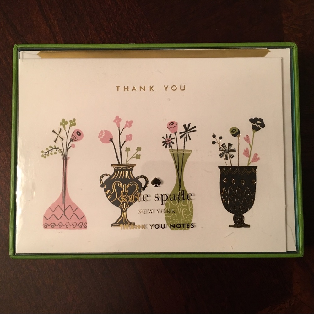 Kate Spade thank you cards, 10 count