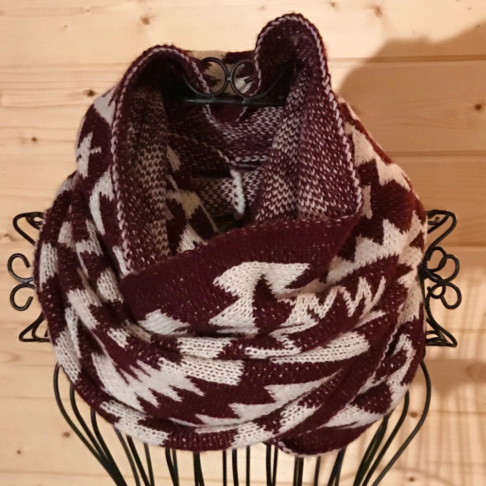 Azteca Style Infinity Scarf