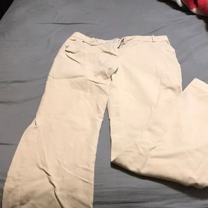 Old Navy khaki dress pants.