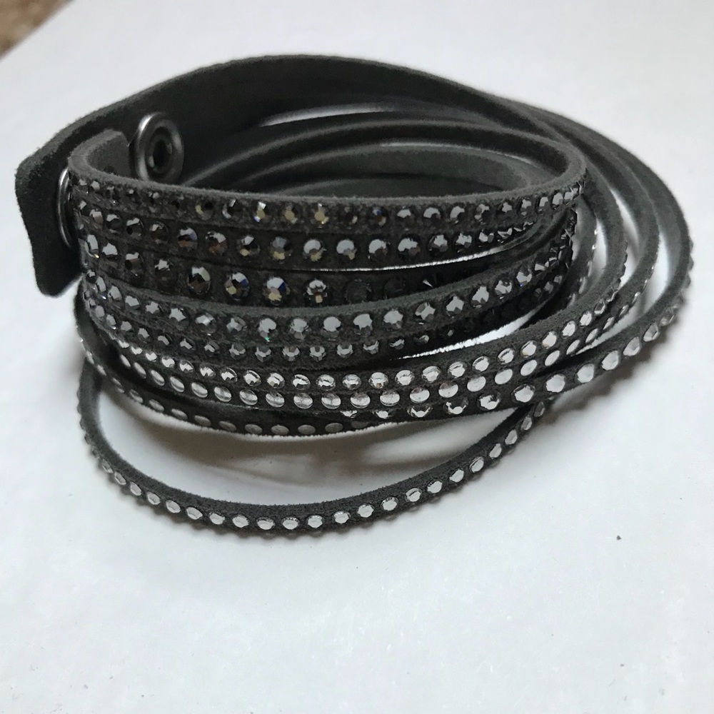 Swarovski slake bracelet gray