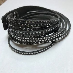 Swarovski slake bracelet gray