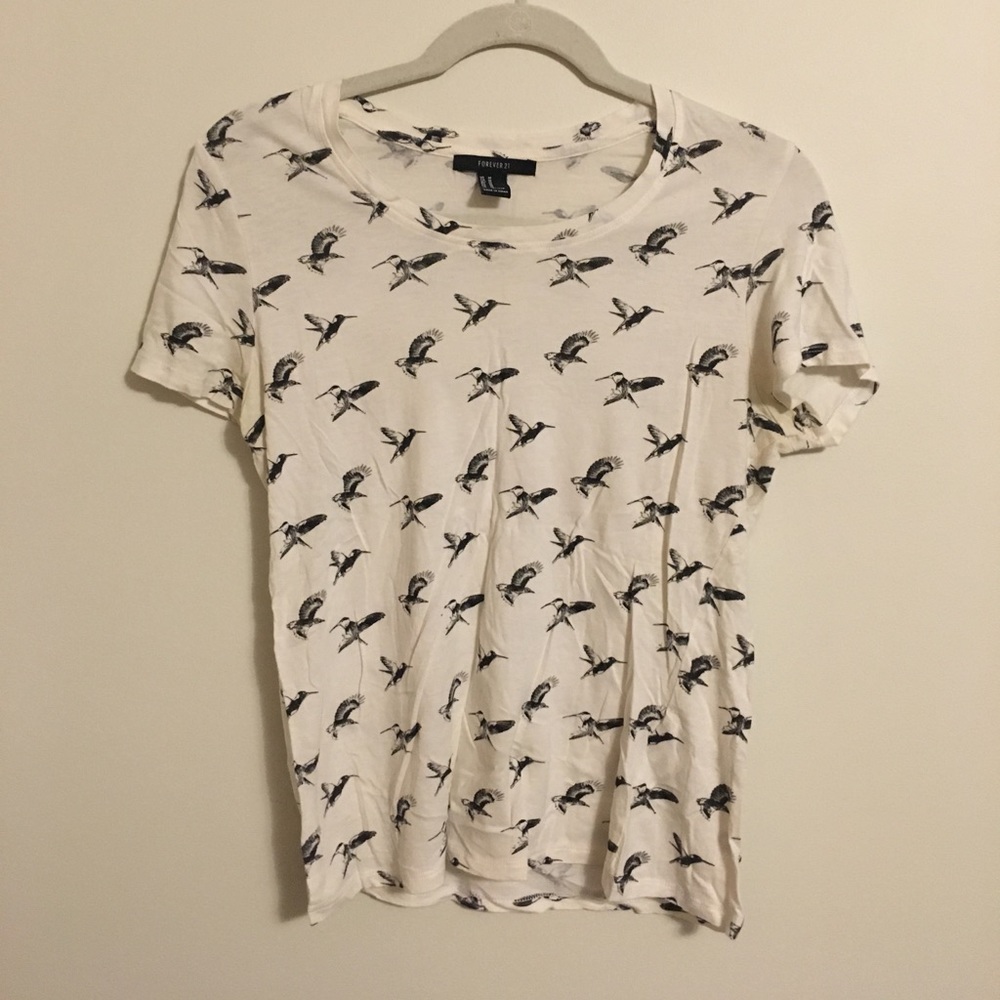 Forever 21 birds tee
