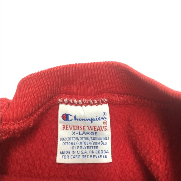 Sold❌ 90s CHAMPION Reverse Weave Sweatshirt XL - Picture 6 of 8