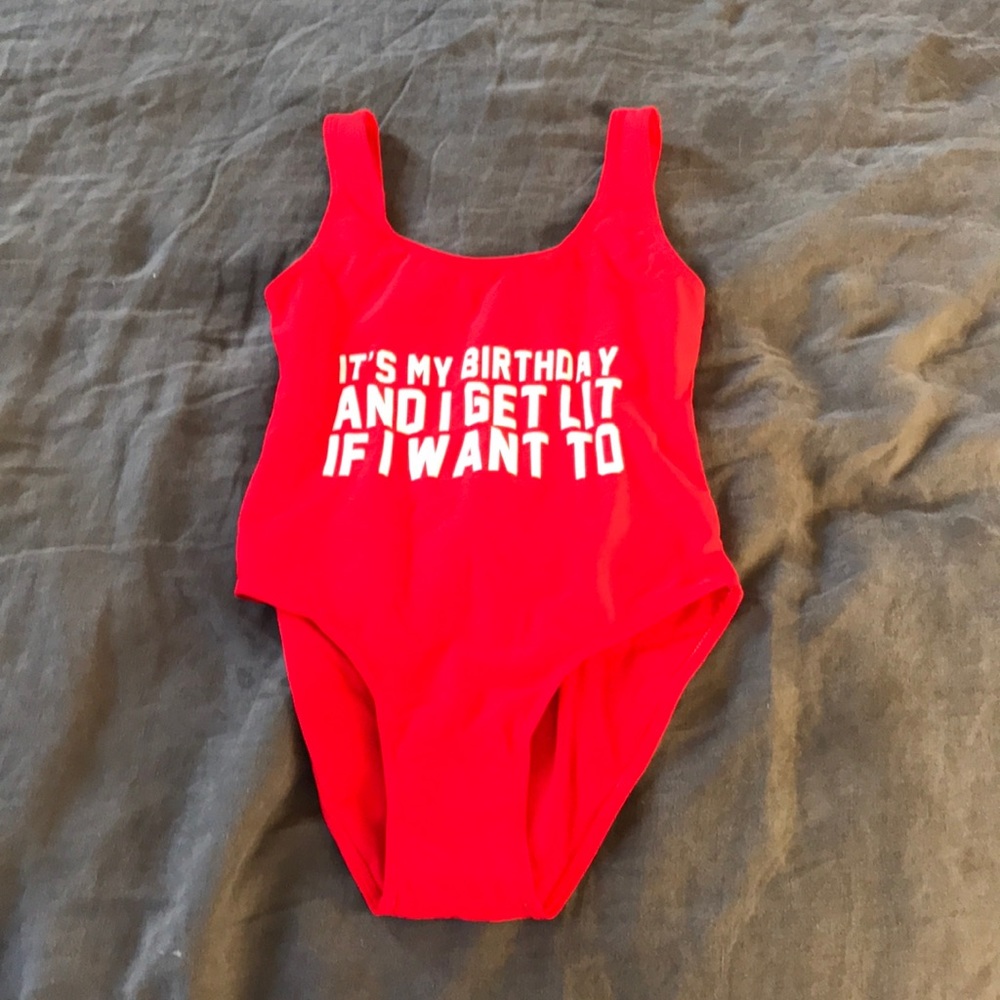 Red one piece