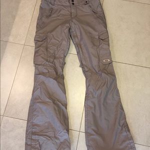 Gray Oakley Snowboarding Pants