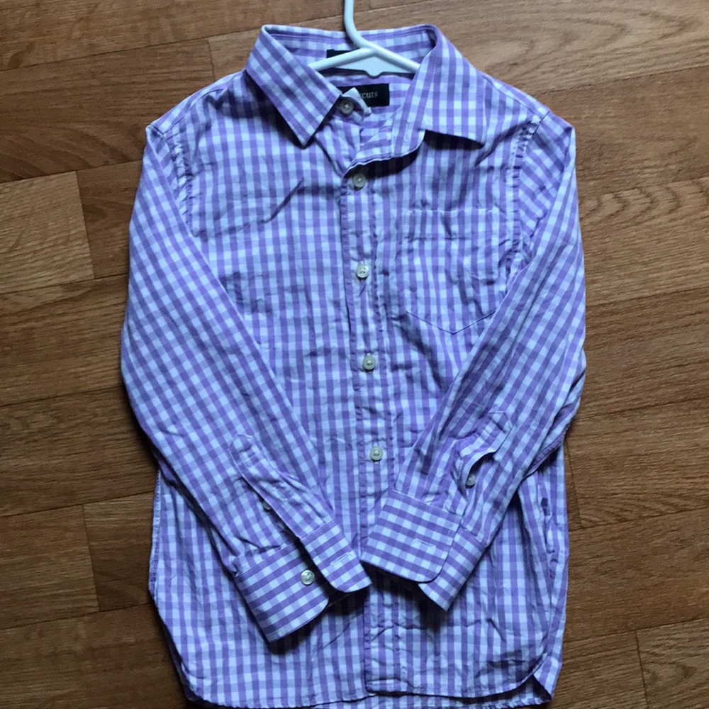 Preppy J.Crew Factory gingham crewcuts top 4/5
