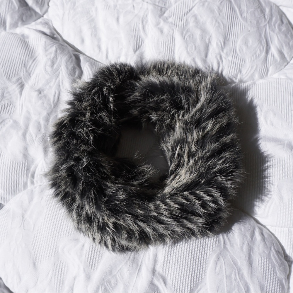 Real rabbit fur scarf/headband