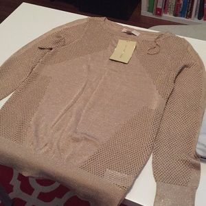 Michael Kors Gold Glitter Sweater