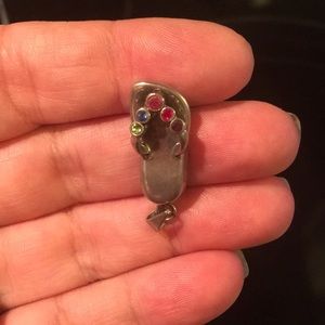BEST Silver Flip Flop Charm