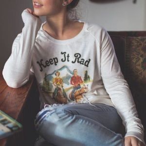 Keep It Rad long sleeve graphic tee