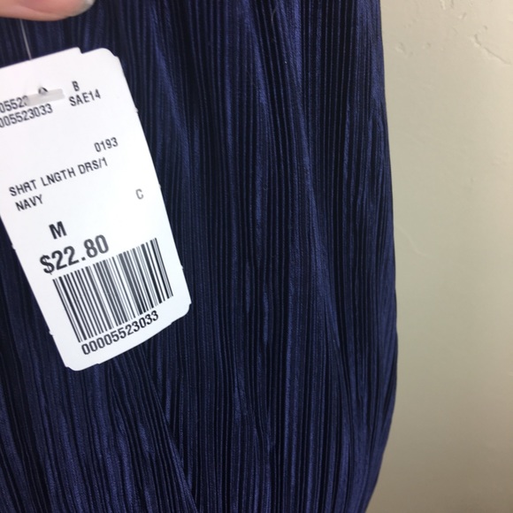 Forever 21 navy blue one shoulder holiday dress - Picture 6 of 7