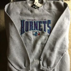 charlotte hornets vintage sweatshirt