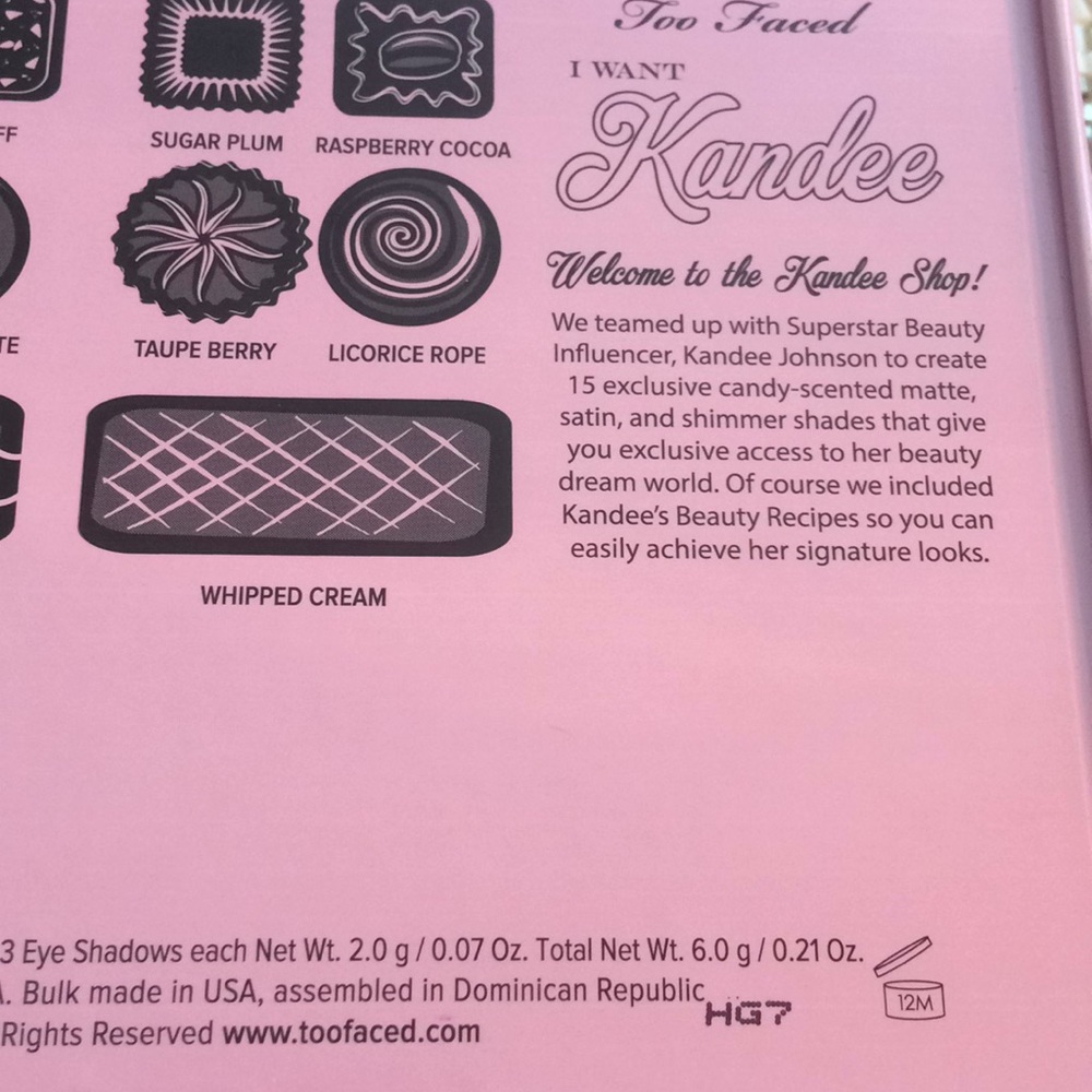 ONE LEFT~~HP! TOO FACED I WANT KANDEE EYES PALETTE - Picture 7 of 8