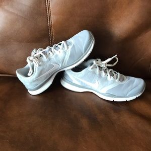 Nike women’s training shoes. Grey, size 6.5