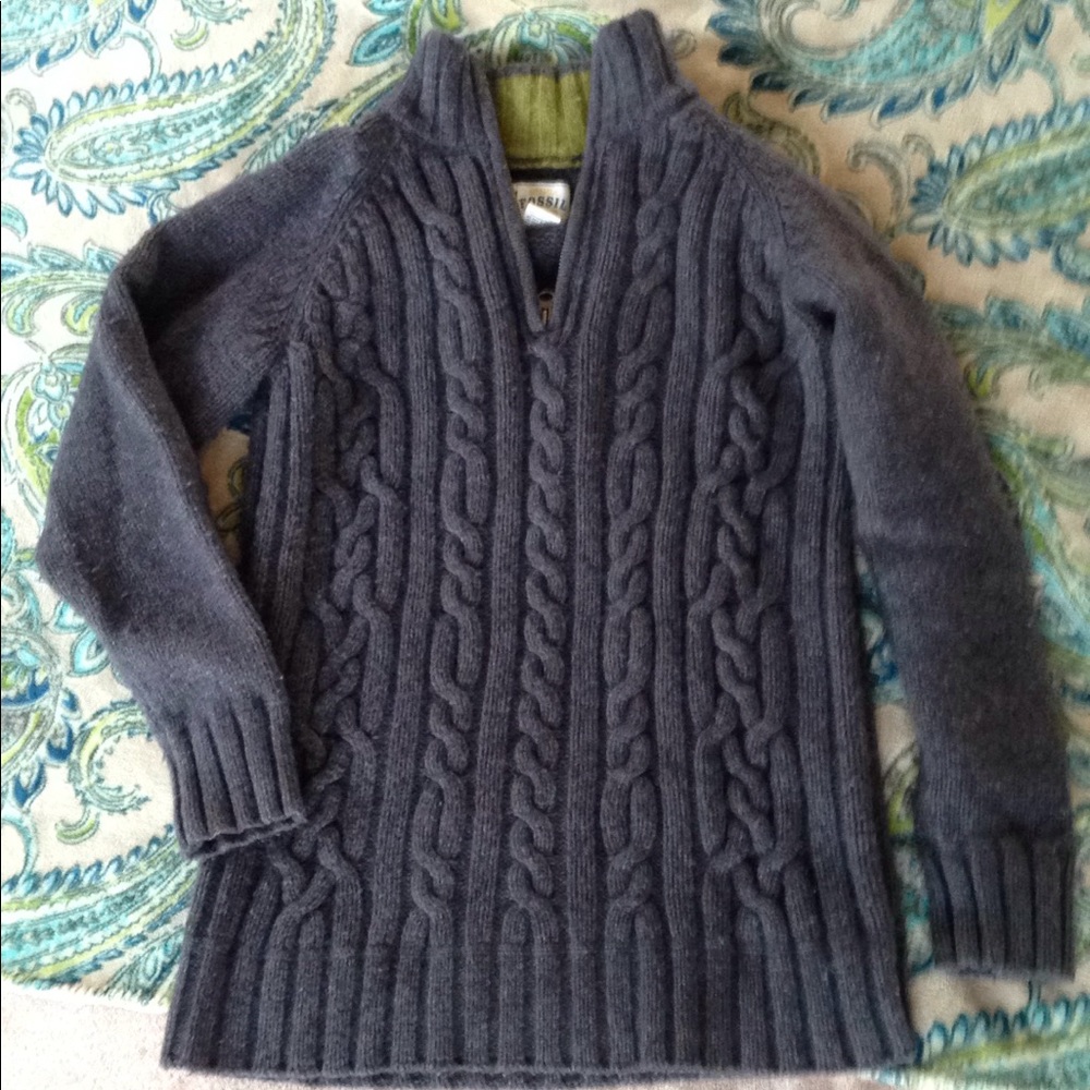 Fossil lambs wool pull over