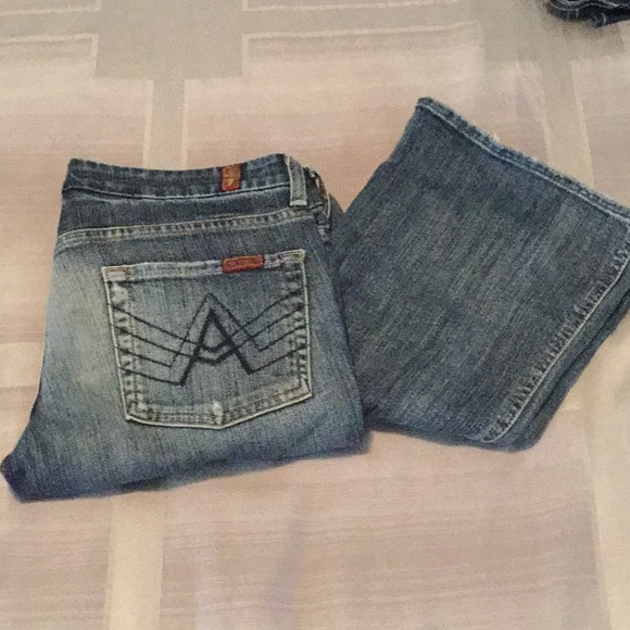 7 For All Mankind Denim - Sz 27 “A” pocket 7 jeans 7 For All Mankind Denim - Sz 27 “A” pocket 7 jeans