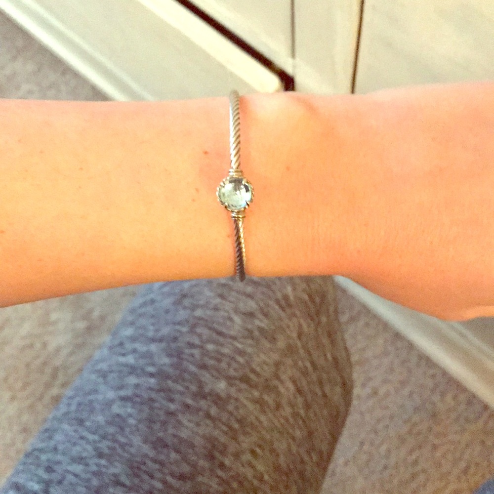 David Yurman Bracelet with Blue Topaz