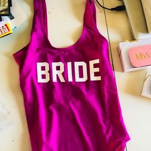 Bride bathing suit