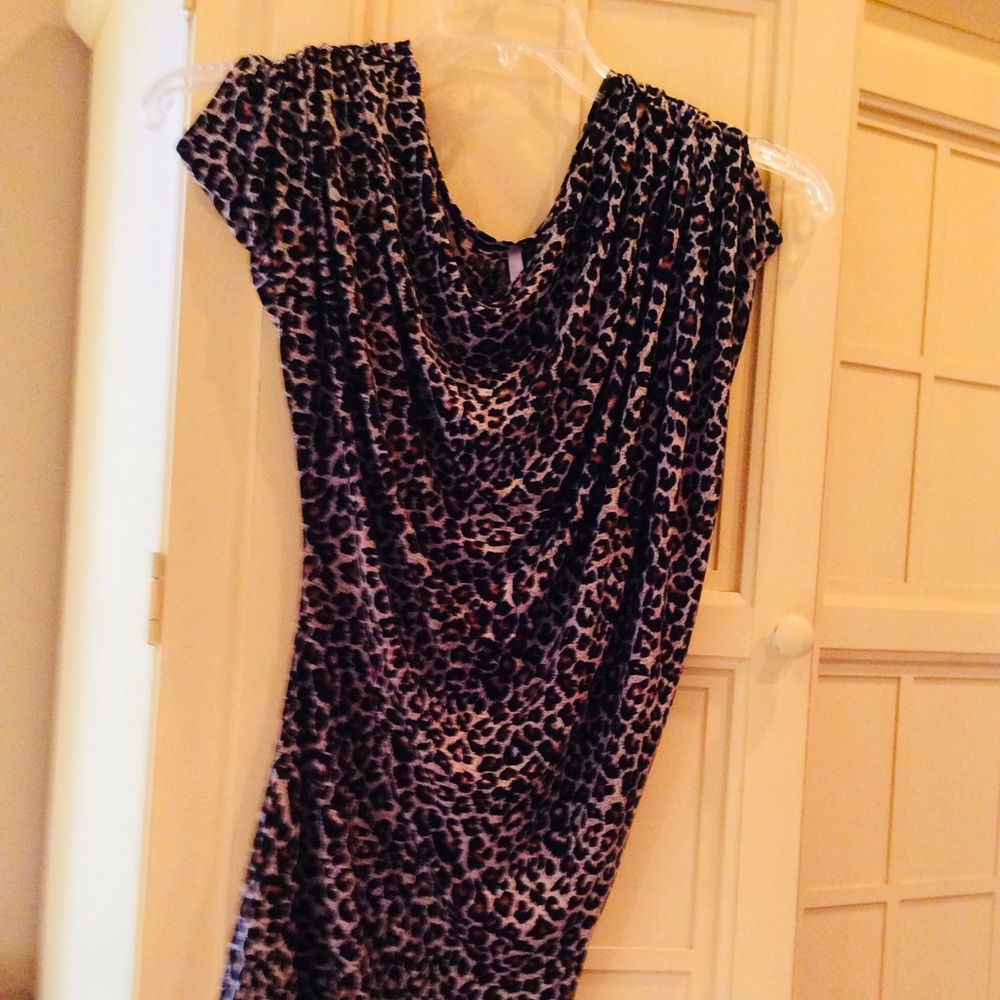 Cheetah dress.