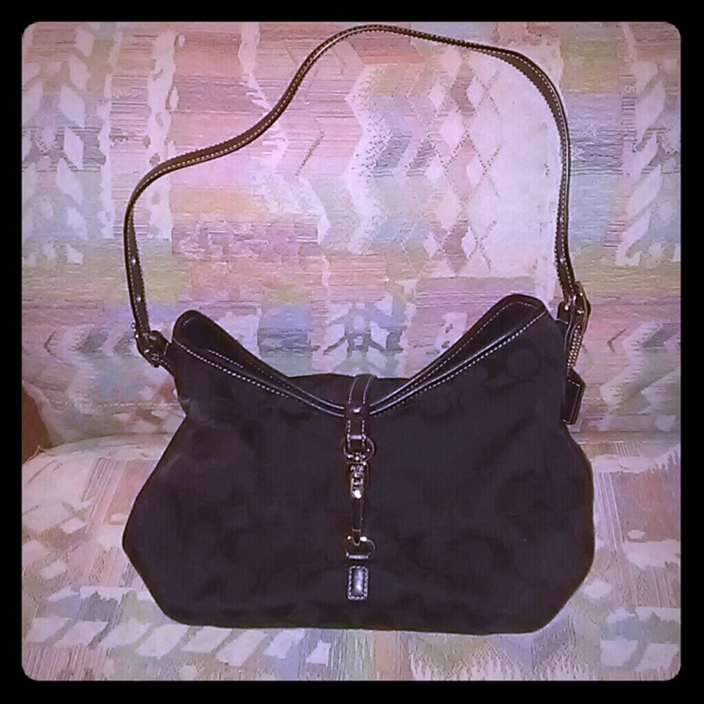 Coach black handbag