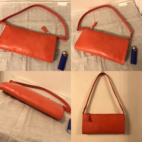 Monsac Original peach colored clutch - Picture 3 of 3