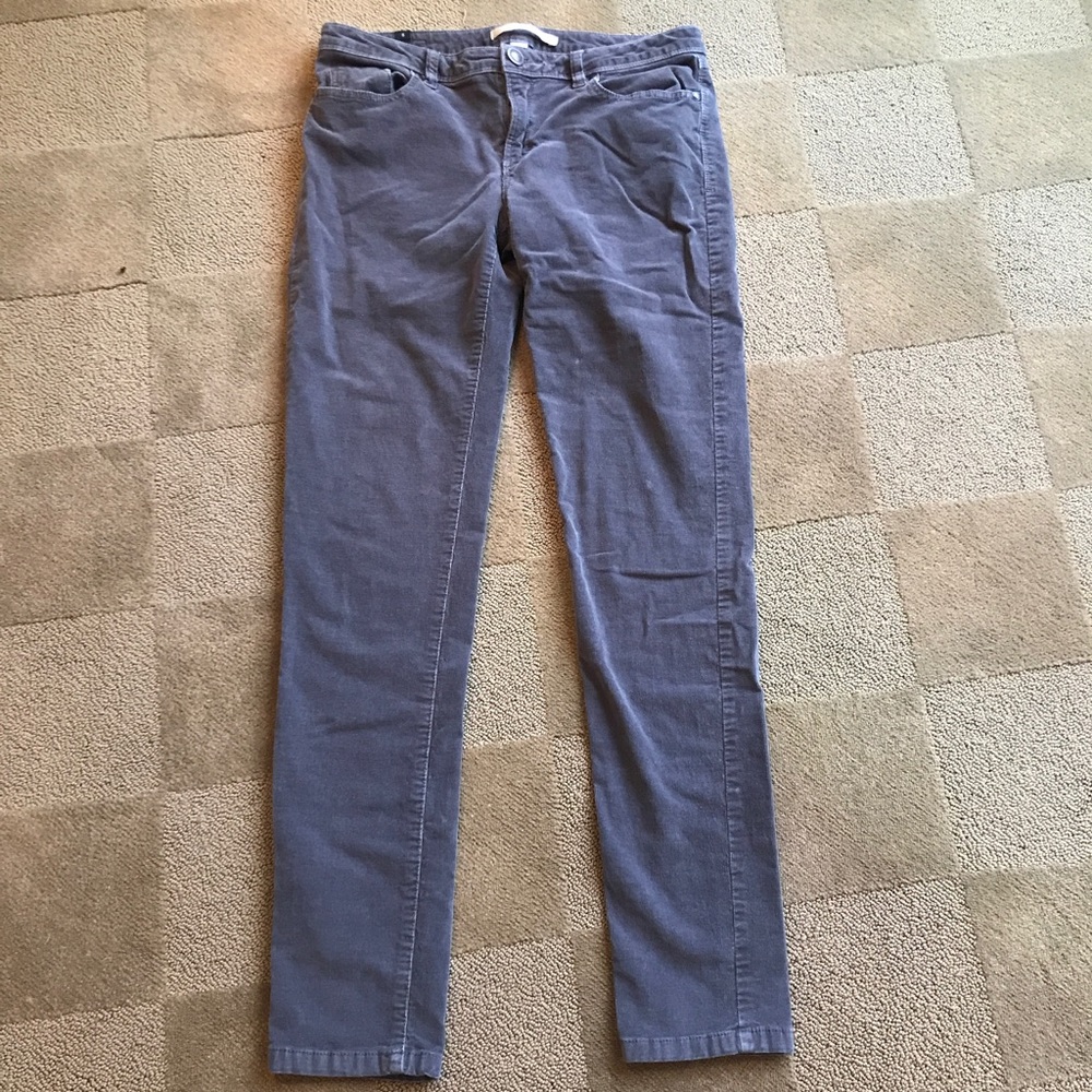 Lauren Conrad gray corduroys