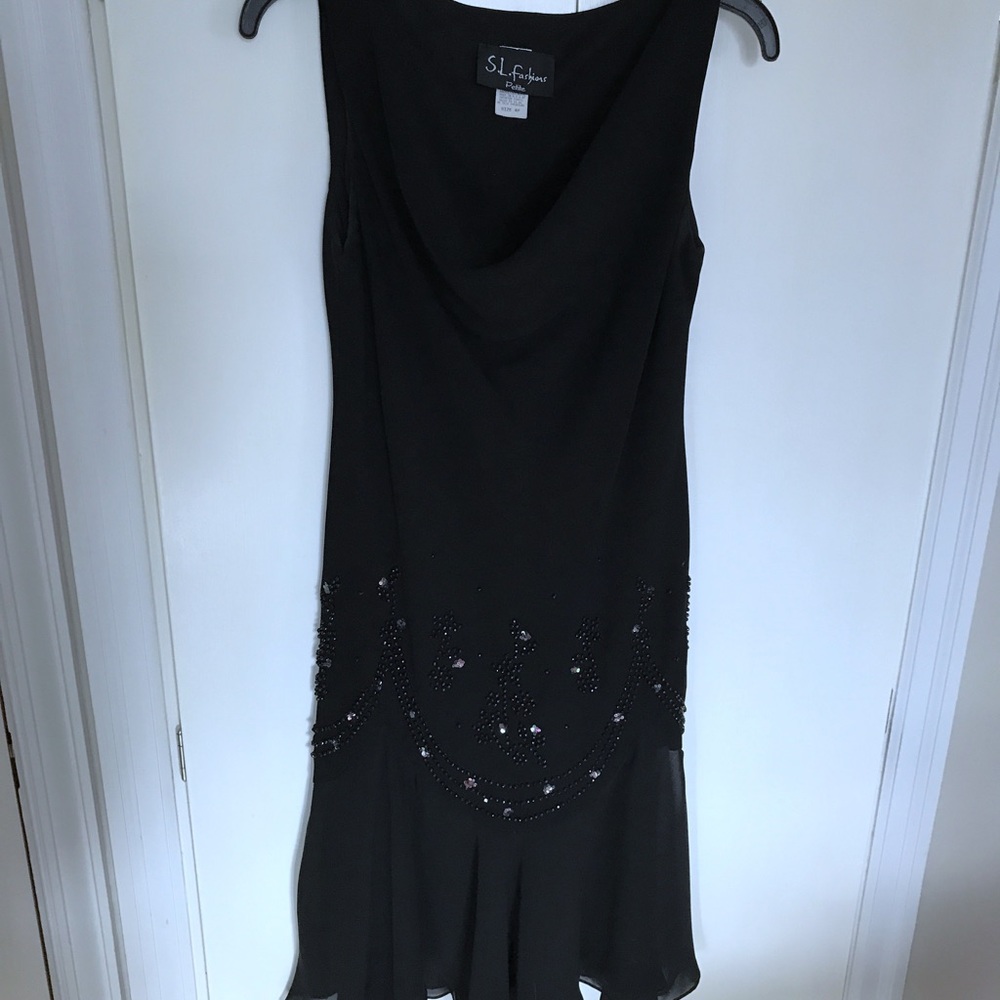 Black Dress with Front detail