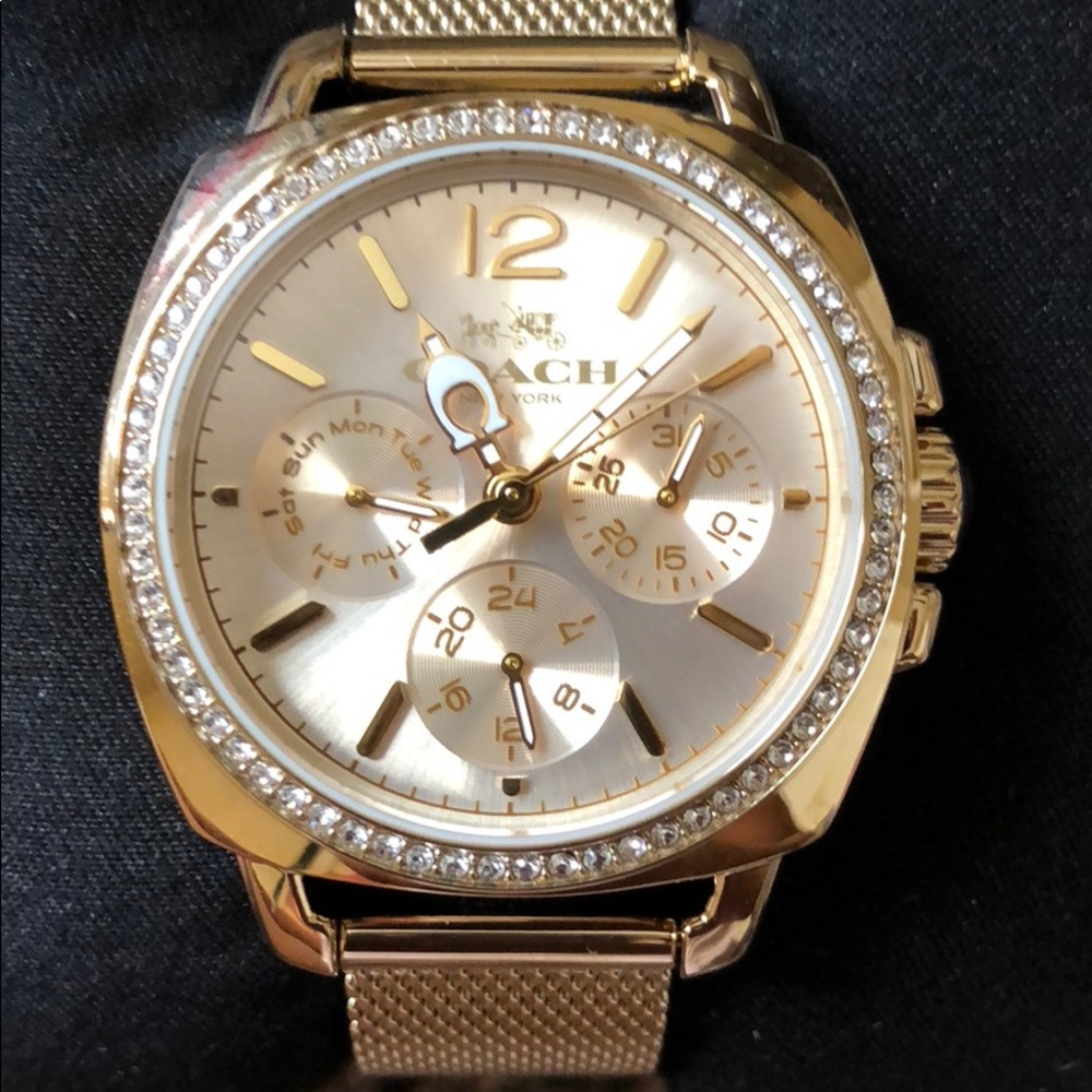 New Gold Coach Watch