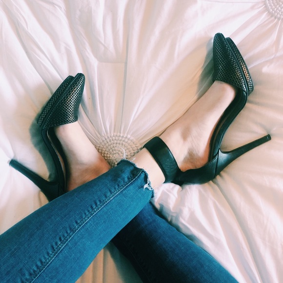 PRICE DROP: Jeffrey Campbell ankle strap heel 7.5 - Picture 1 of 4