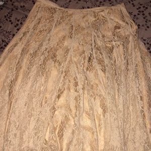 Lace A-line Skirt