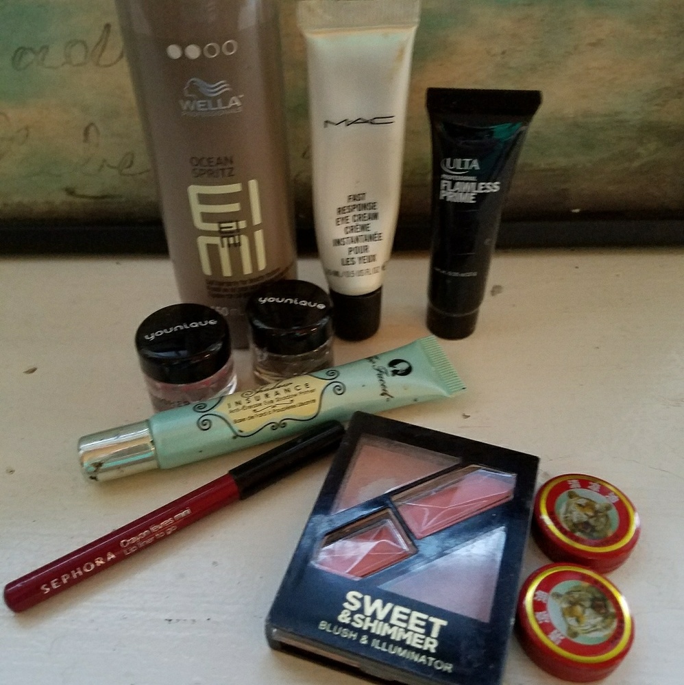 Beauty Bundle..10 pieces, Wella, Mac, Sephora,