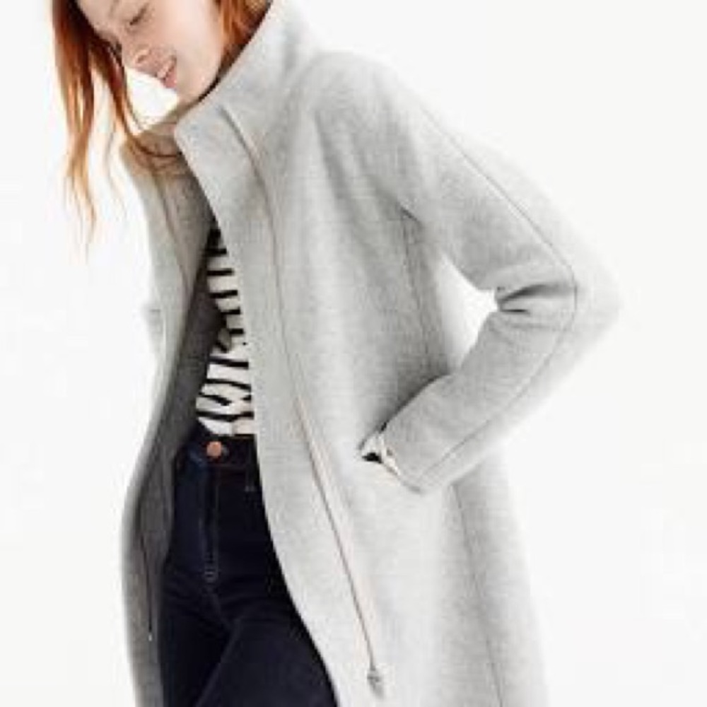 J Crew Stadium Cloth Cocoon Coat