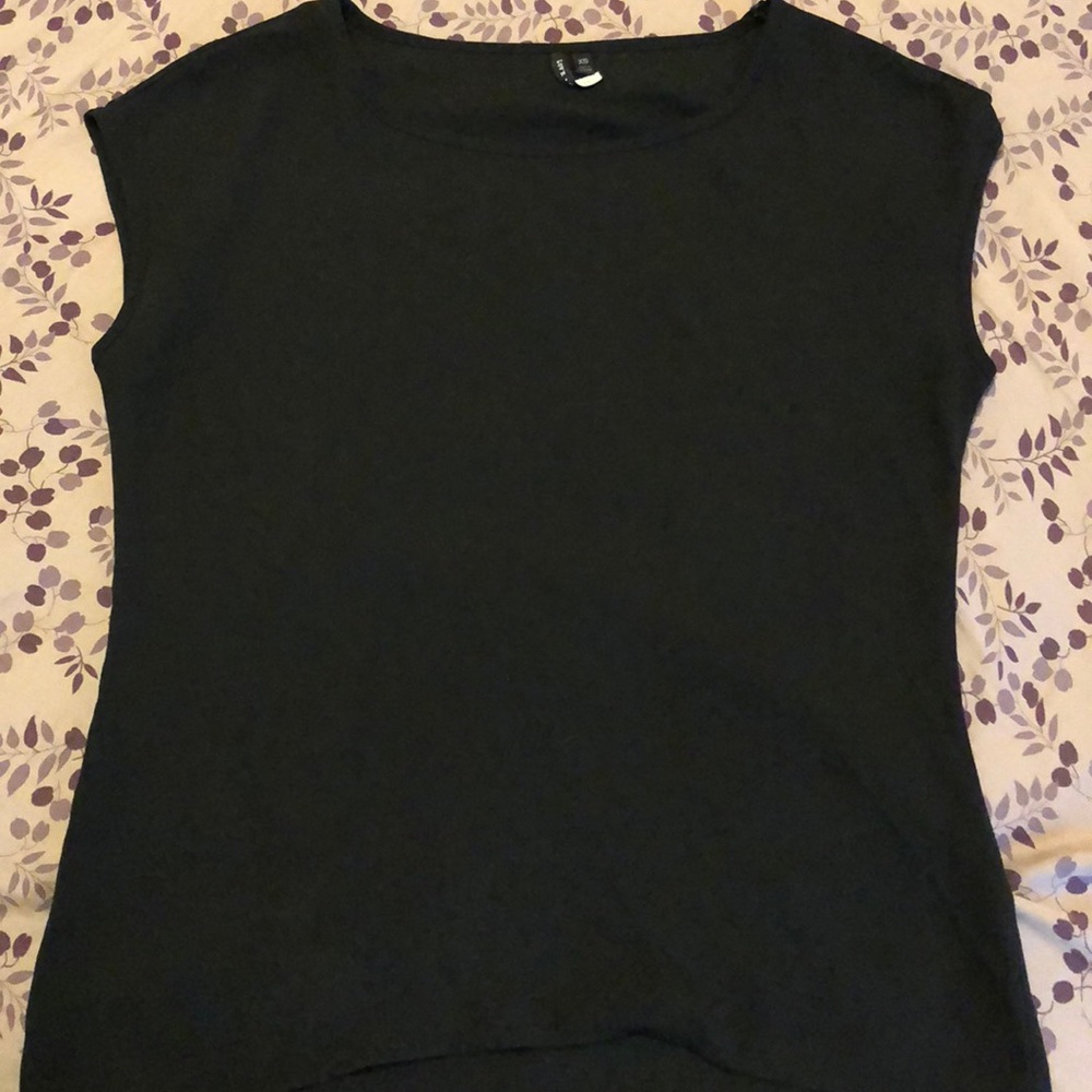 Black High aloe Chiffon Shirt