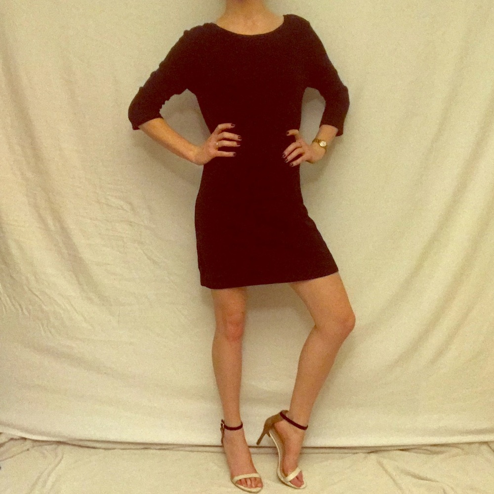 SOLD🖤Black Sweater Dress🖤SOLD