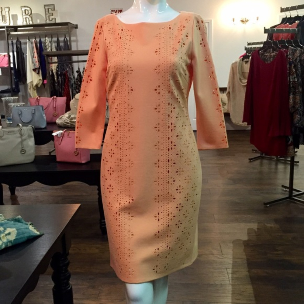 NWT Gorgeous Antonio Melani Lasercut Dress Sz 12