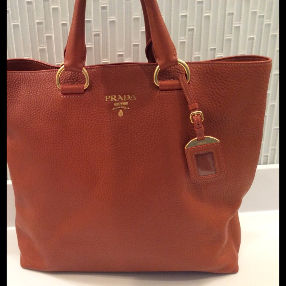 SOLD Authentic Prada Vitello Daino Shopper Tote