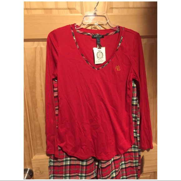 *SOLD* Lauren Ralph Lauren Henley Pajama Set - Picture 3 of 4