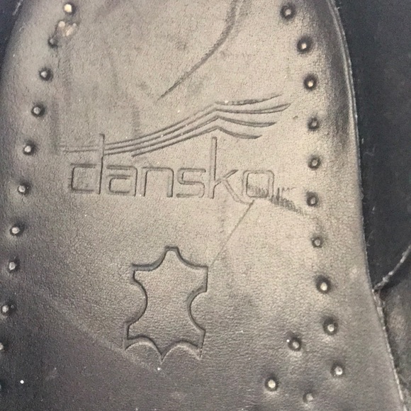 Dansko black patent clogs shoes size 39 - Picture 7 of 7