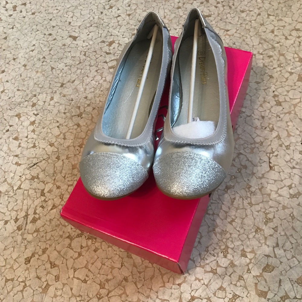 Silver Sparkly Dream Pairs Flats