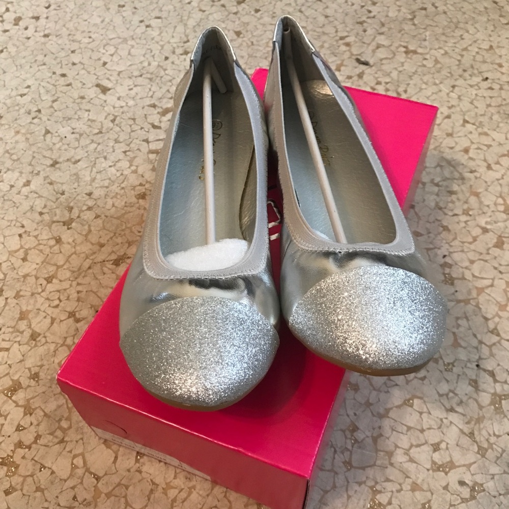 Silver Sparkly Dream Pairs Flats
