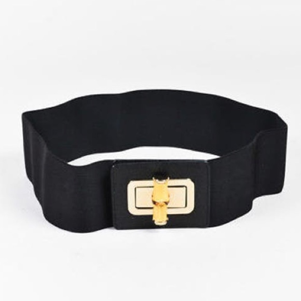 Gucci Bamboo Turn Lock Elastic Belt