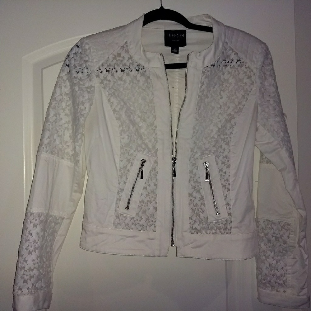 White size 4 Jacket