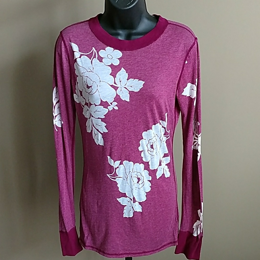 Free People Pressed Rose Burnout