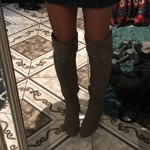 Above the knee boots