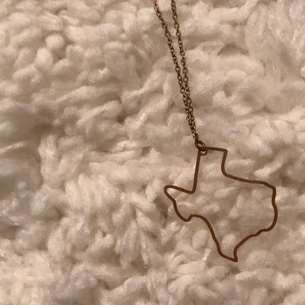 Texas 🤘🏼 gold necklace