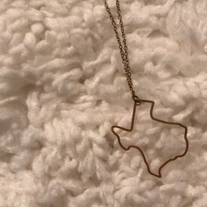 Texas 🤘🏼 gold necklace