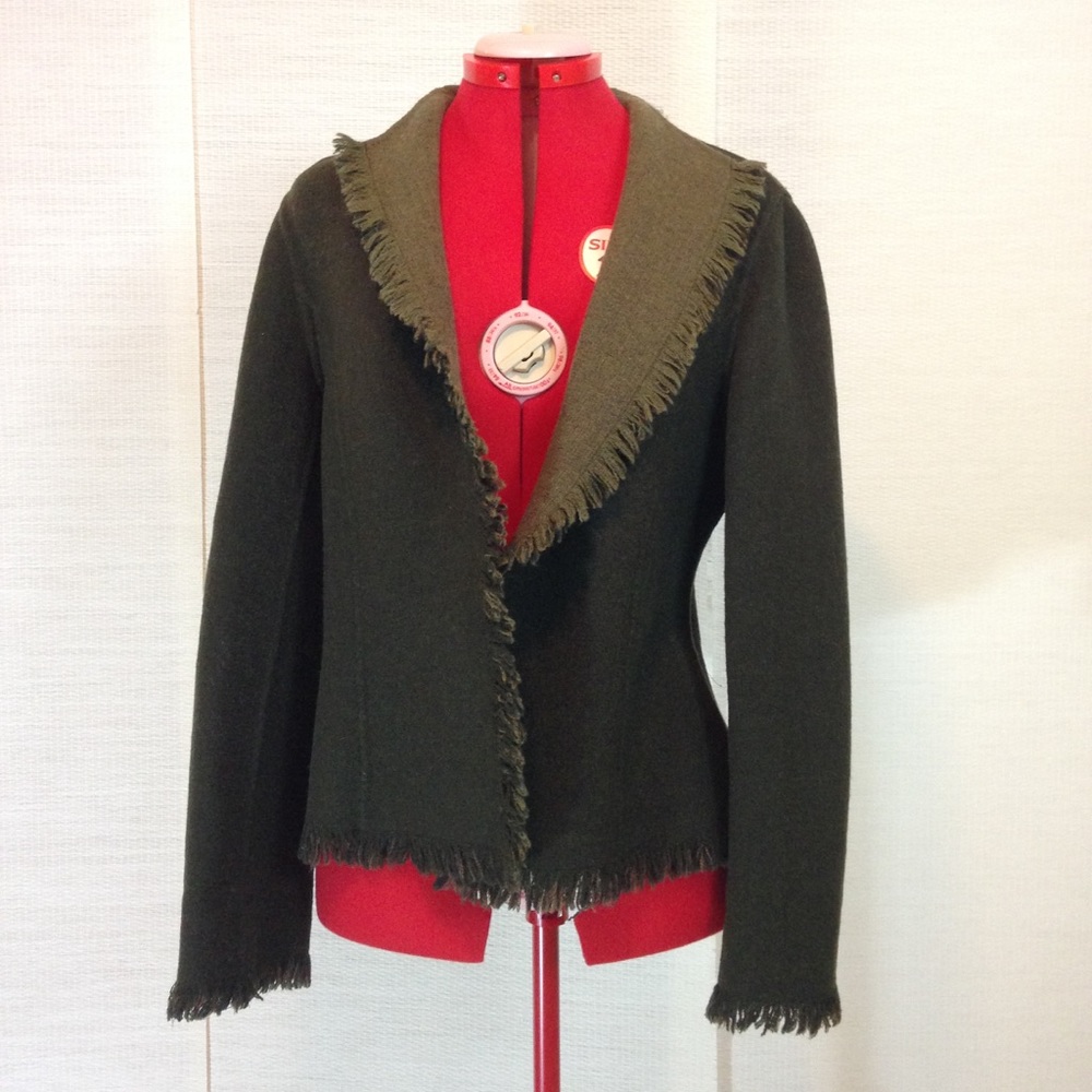 Wool reversible jacket - Picture 4 of 5